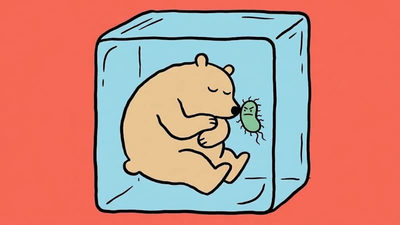 冬眠的动物为什么不生病